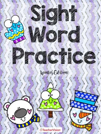 Sight word activities for grades pre-K to 2